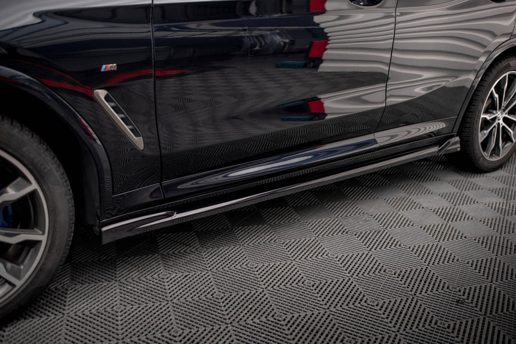 Maxton Design Side Skirts Diffusers V.2 BMW X4 M-Pack G02