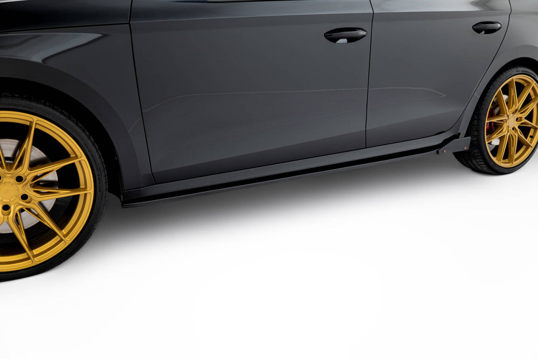 Maxton Design Side Skirts Diffusers V.2 + Flaps Skoda Octavia RS Liftback / Combi Mk4 Facelift