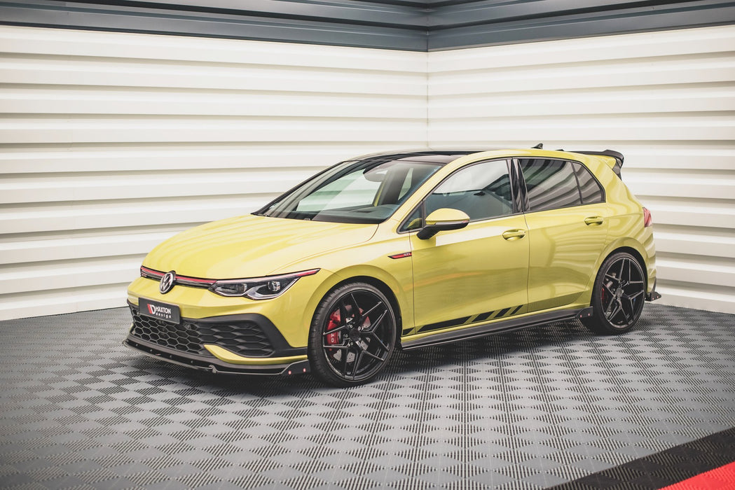 Maxton Design Side Skirts Diffusers V.2 + Flaps Volkswagen Golf GTI / GTE / GTI Clubsport / GTD / R-Line Mk8