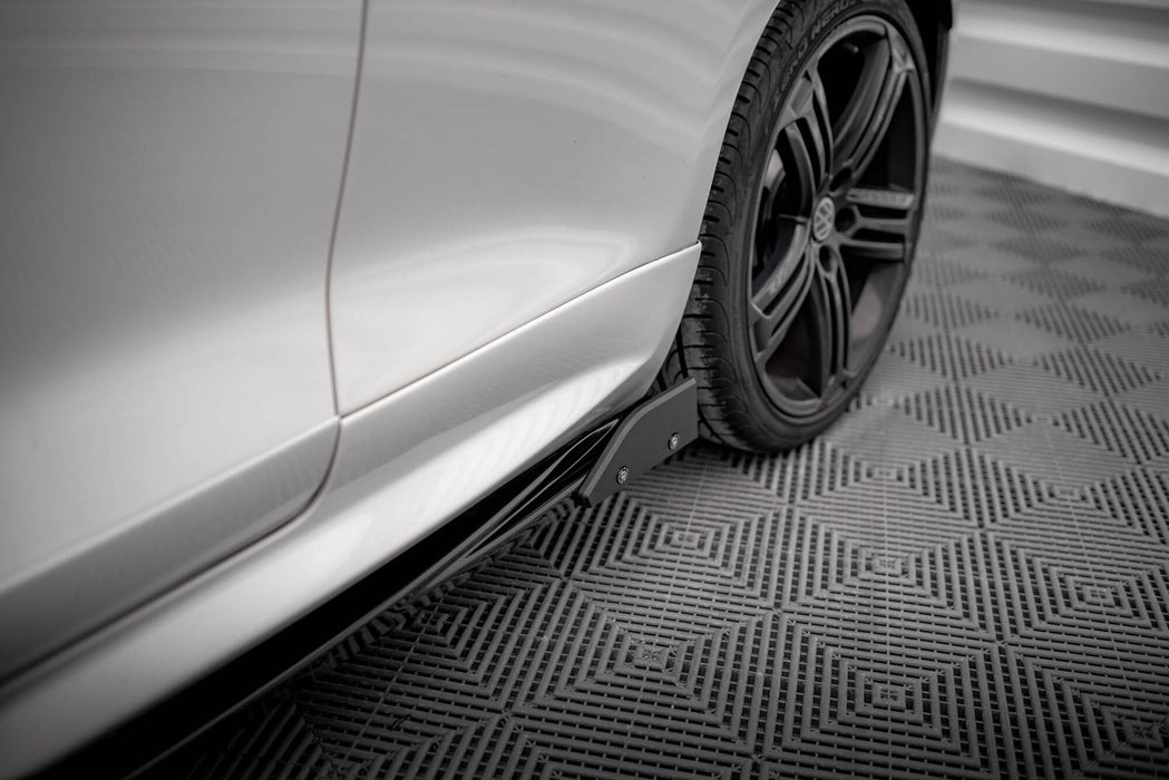 Maxton Design Side Skirts Diffusers V.2 + Flaps Volkswagen Scirocco R Mk3
