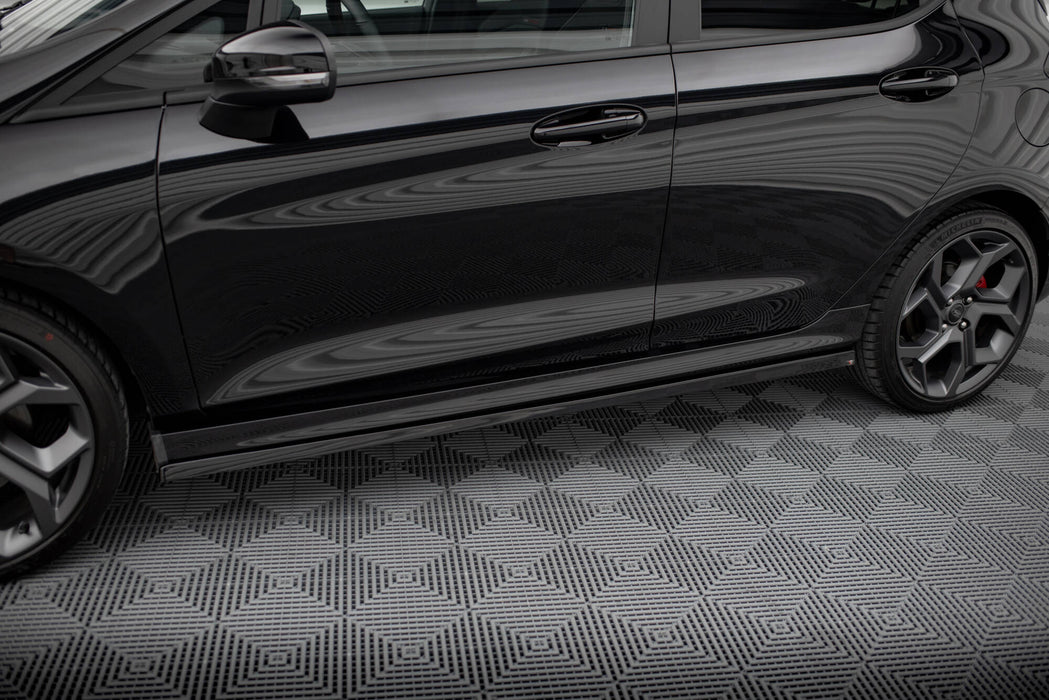 Maxton Design Side Skirts Diffusers V.2 Ford Fiesta Mk8 ST / ST-Line