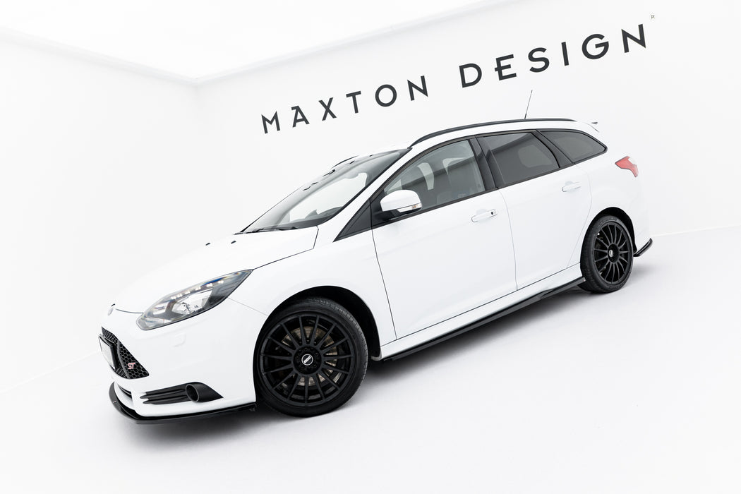 Maxton Design Side Skirts Diffusers V.2 Ford Focus ST Mk3