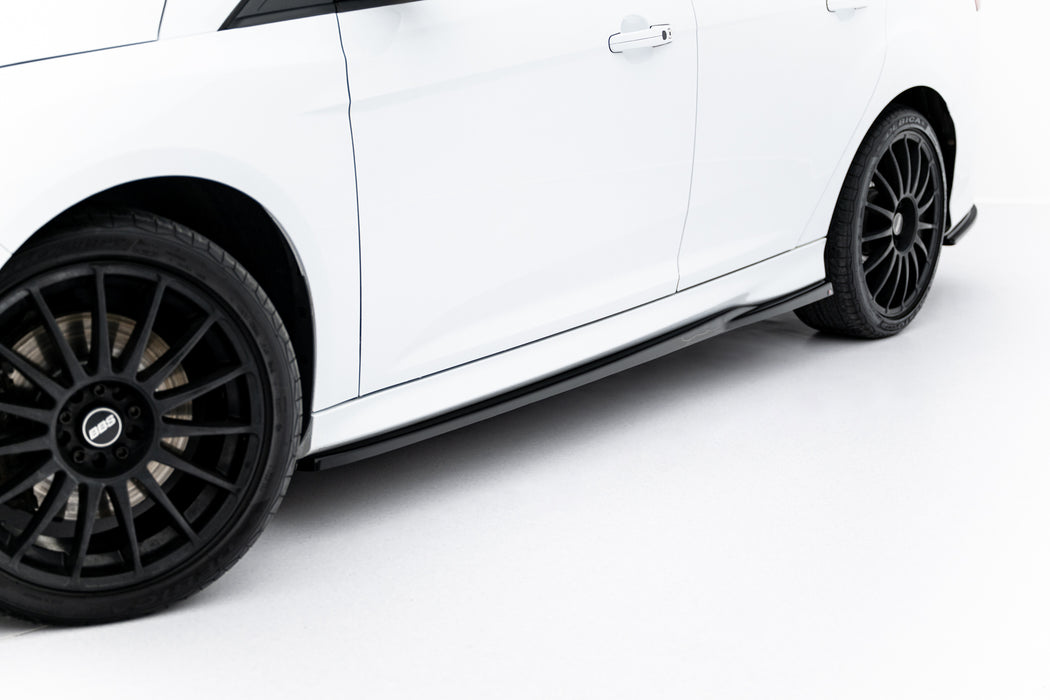 Maxton Design Side Skirts Diffusers V.2 Ford Focus ST Mk3
