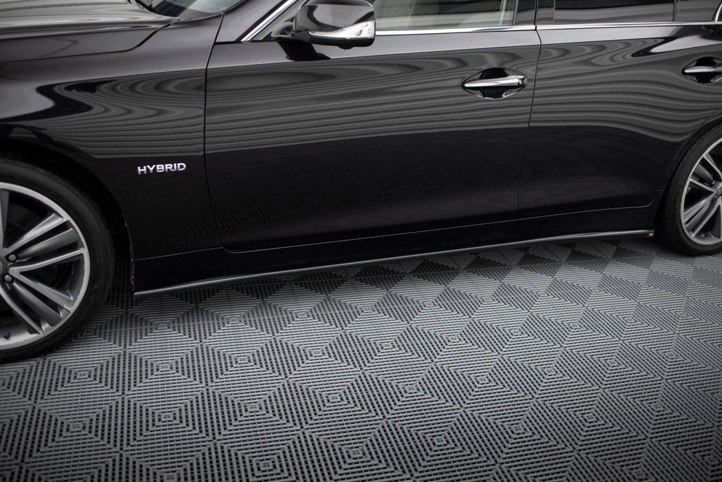 Maxton Design Side Skirts Diffusers V.2 Infiniti Q50 S Mk1