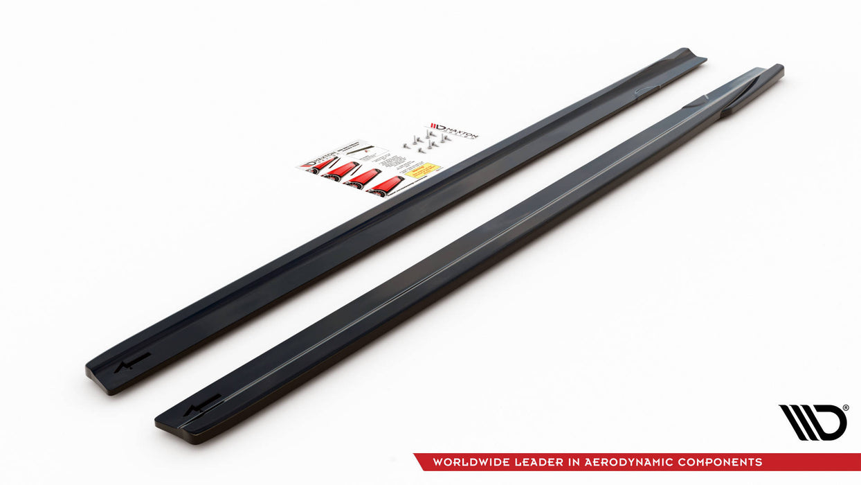 Maxton Design Side Skirts Diffusers V.2  Mercedes A35 AMG / AMG-Line W177