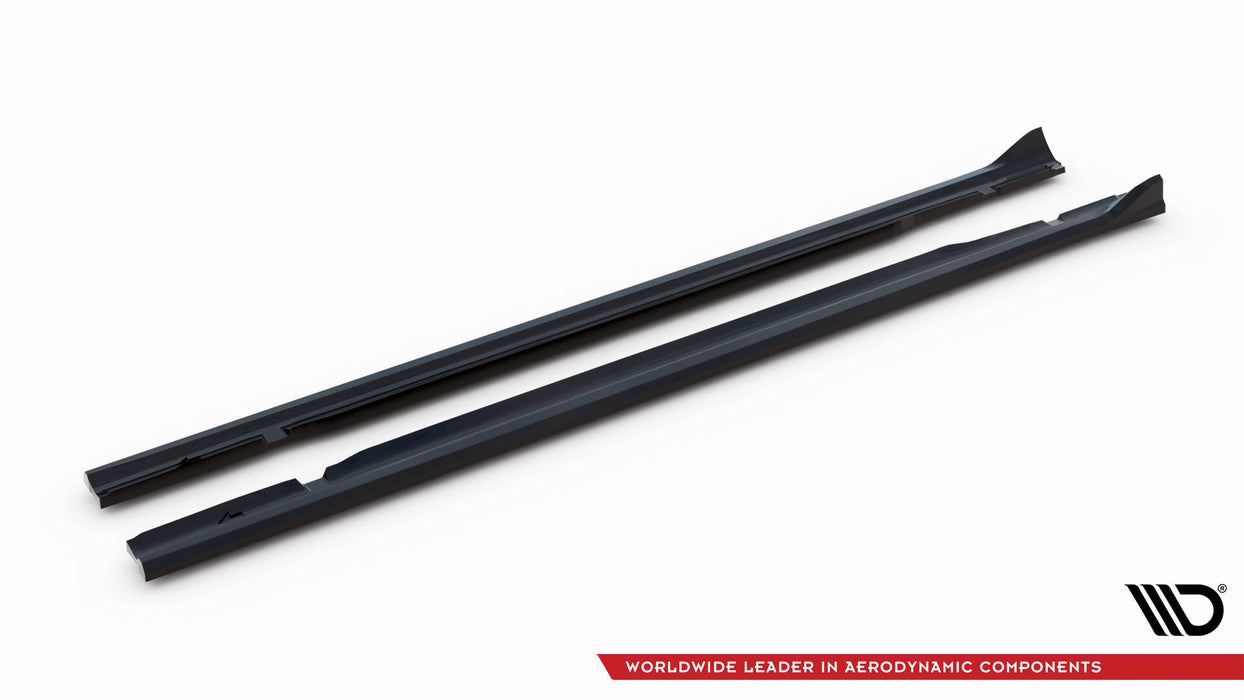 Maxton Design Side Skirts Diffusers V.2 Mercedes-AMG C63 Sedan / Estate W205 / S205