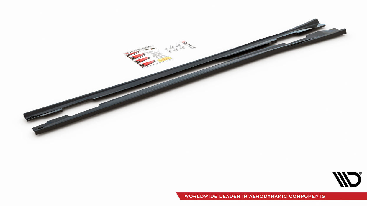 Maxton Design Side Skirts Diffusers V.2 Mercedes-Benz A W176