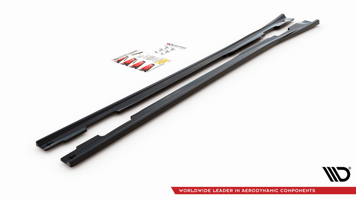 Maxton Design Side Skirts Diffusers V.2 Mercedes-Benz A W176