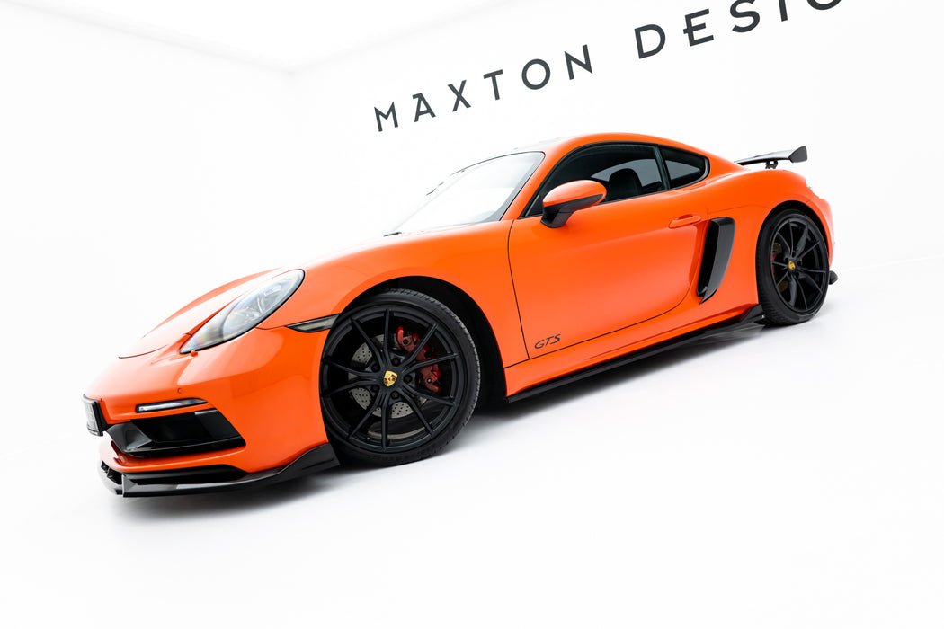 Maxton Design Side Skirts Diffusers V.2 Porsche 718 Cayman GTS 982c