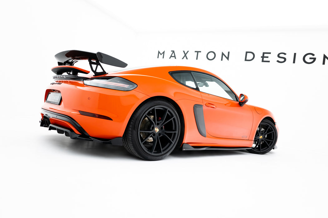 Maxton Design Side Skirts Diffusers V.2 Porsche 718 Cayman GTS 982c