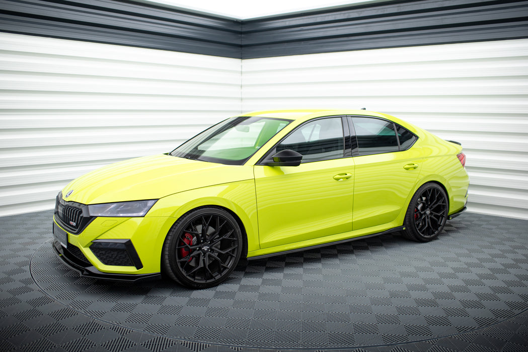 Maxton Design Side Skirts Diffusers V.2 Skoda Octavia RS Mk4