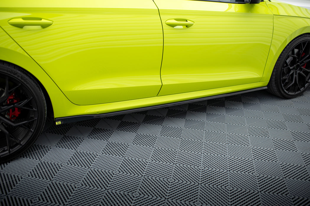 Maxton Design Side Skirts Diffusers V.2 Skoda Octavia RS Mk4