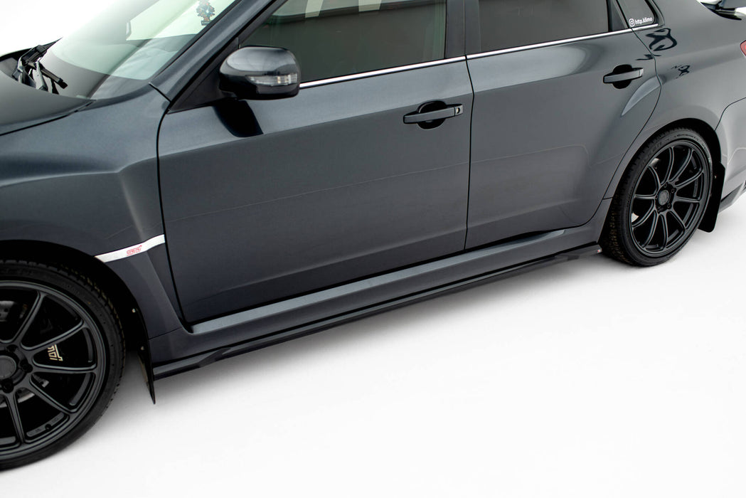 Maxton Design Side Skirts Diffusers V.2 Subaru Impreza WRX STI Mk3 Facelift