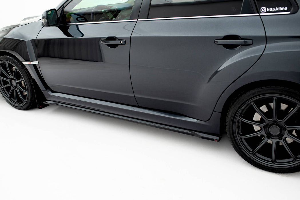 Maxton Design Side Skirts Diffusers V.2 Subaru Impreza WRX STI Mk3 Facelift