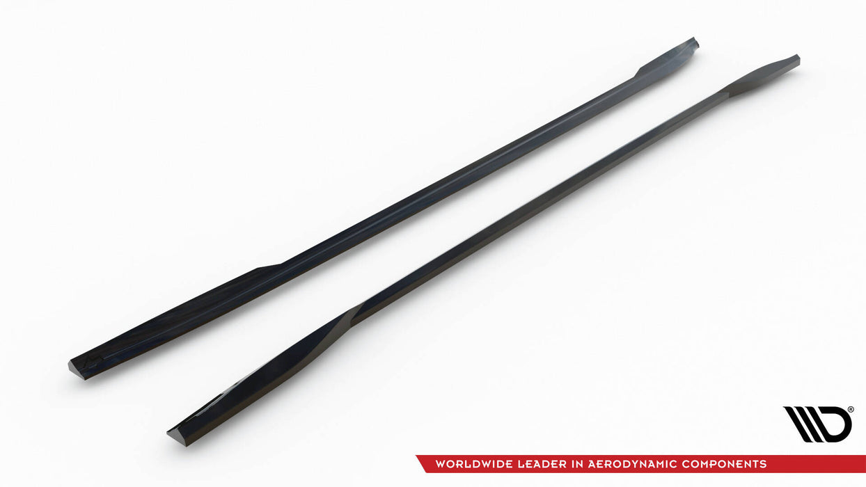 Maxton Design Side Skirts Diffusers V.2 Tesla Model 3 Mk1 / Mk1 Facelift