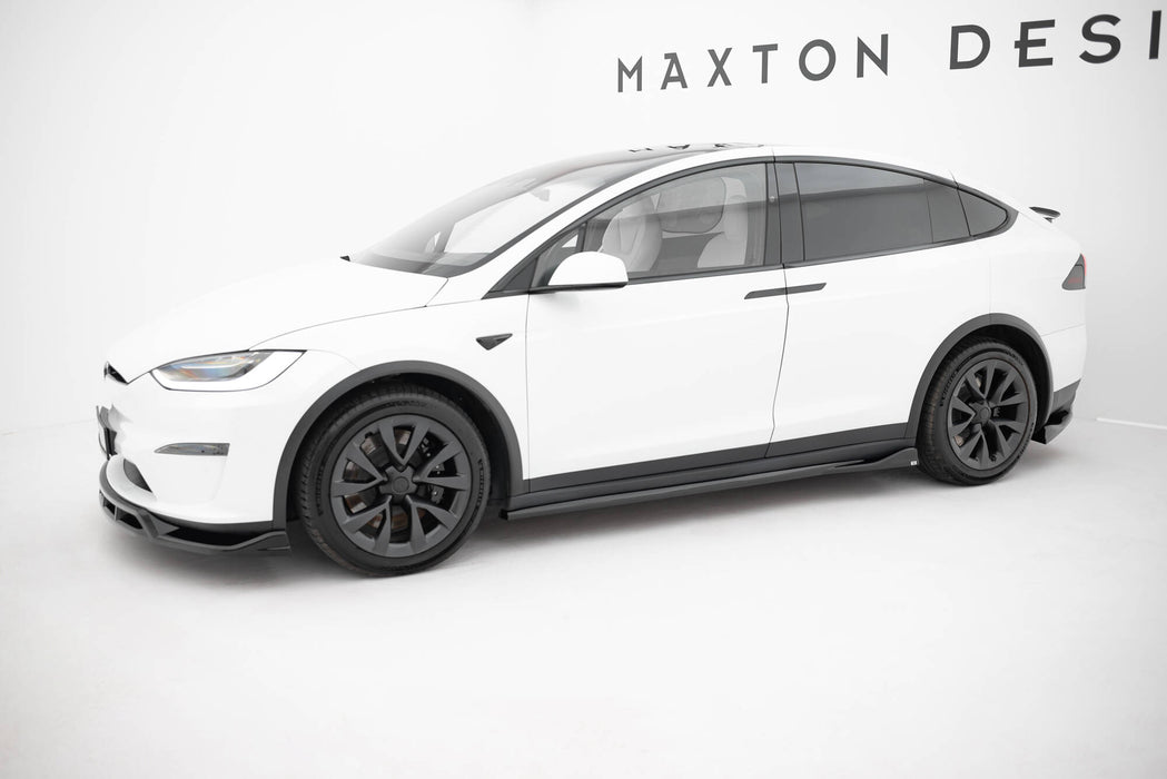 Maxton Design Side Skirts Diffusers V.2 Tesla Model X Mk1 Facelift