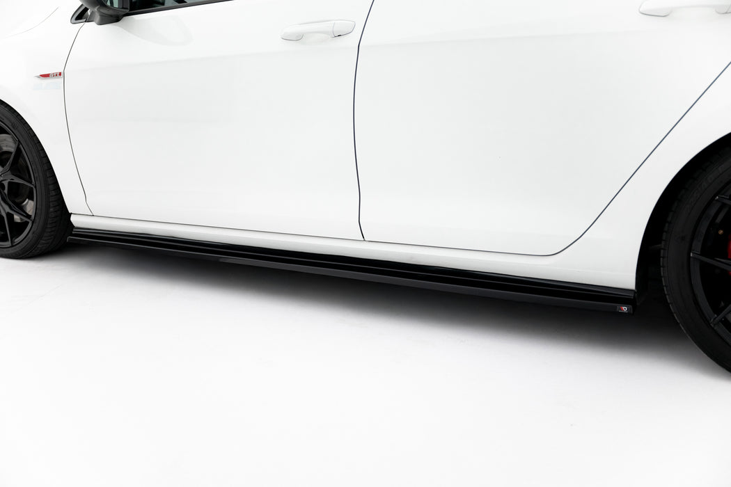 Maxton Design Side Skirts Diffusers V.2 VW Golf 7 GTI (narrow)