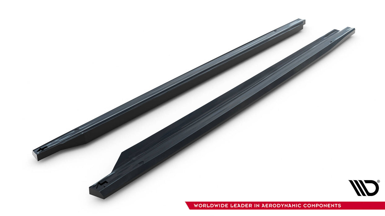 Maxton Design Side Skirts Diffusers V.2 Volkswagen Golf GTI Clubsport Mk8 Facelift