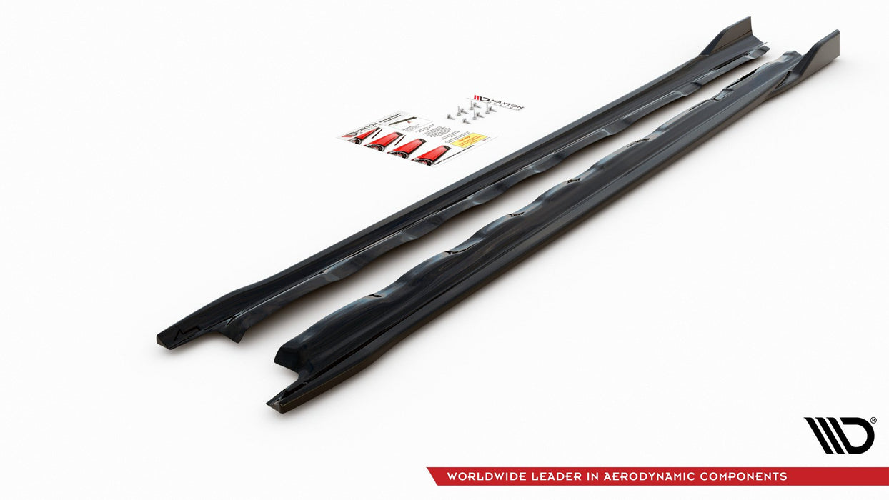 Maxton Design Side Skirts Diffusers V.2 Volkswagen Golf Mk8