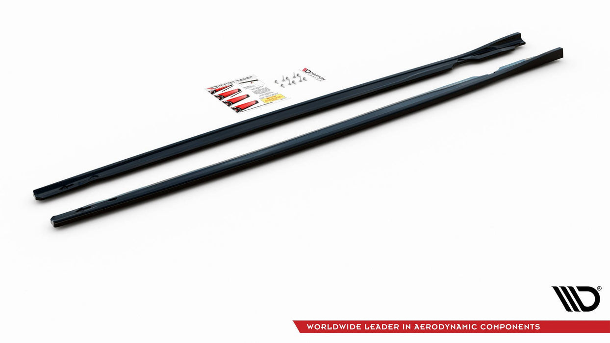 Maxton Design Side Skirts Diffusers V.2 Volkswagen Golf R Mk8