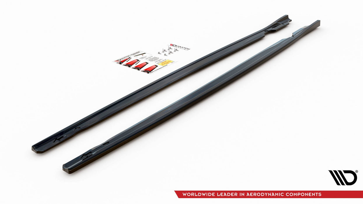 Maxton Design Side Skirts Diffusers V.2 Volkswagen Golf R Mk8