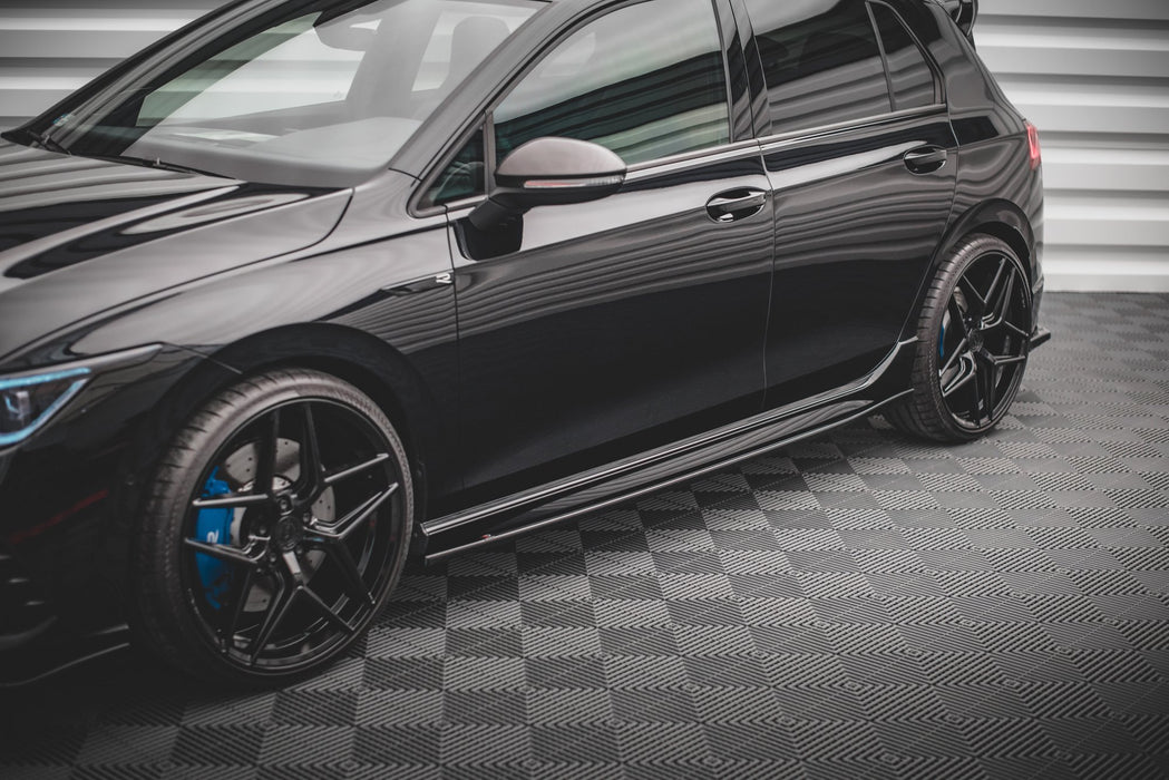 Maxton Design Side Skirts Diffusers V.2 Volkswagen Golf R Mk8