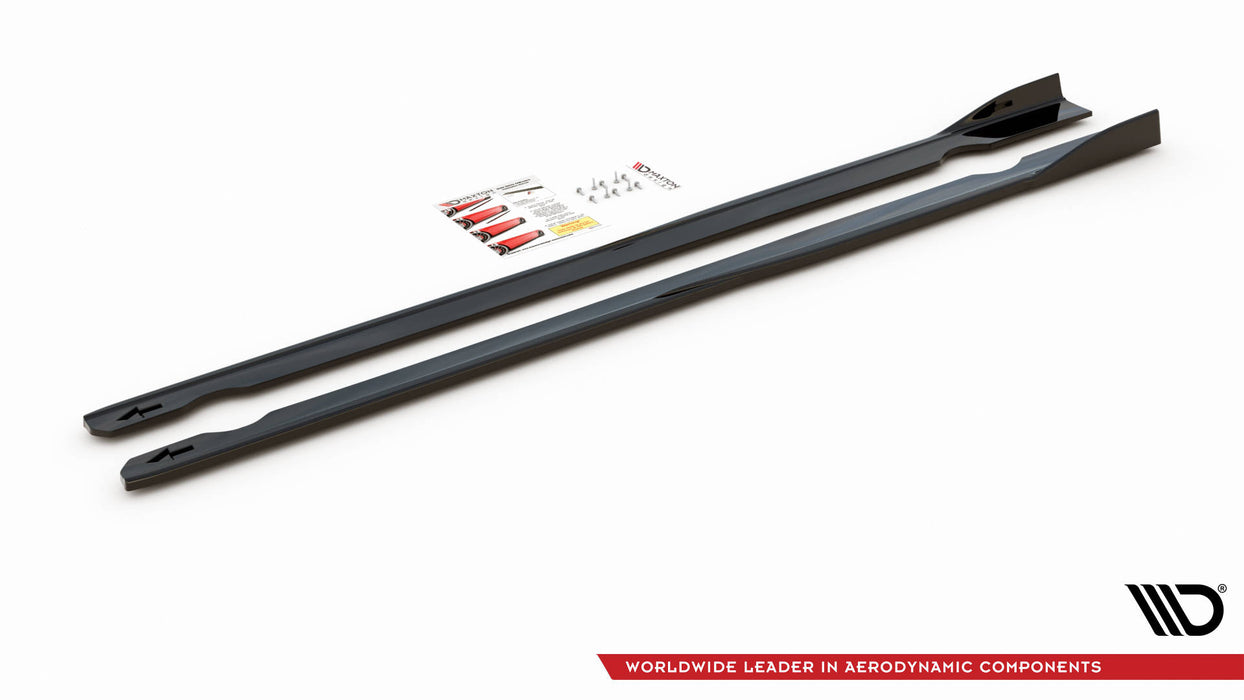 Maxton Design Side Skirts Diffusers V.2 Volkswagen Golf R / R-Line Mk7