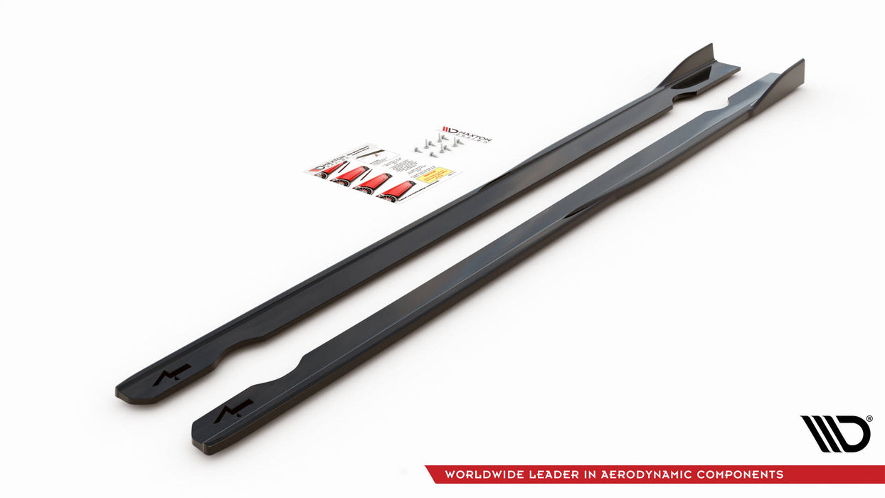 Maxton Design Side Skirts Diffusers V.2 Volkswagen Golf R / R-Line Mk7