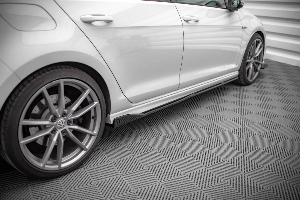 Maxton Design Side Skirts Diffusers V.2 Volkswagen Golf R / R-Line Mk7
