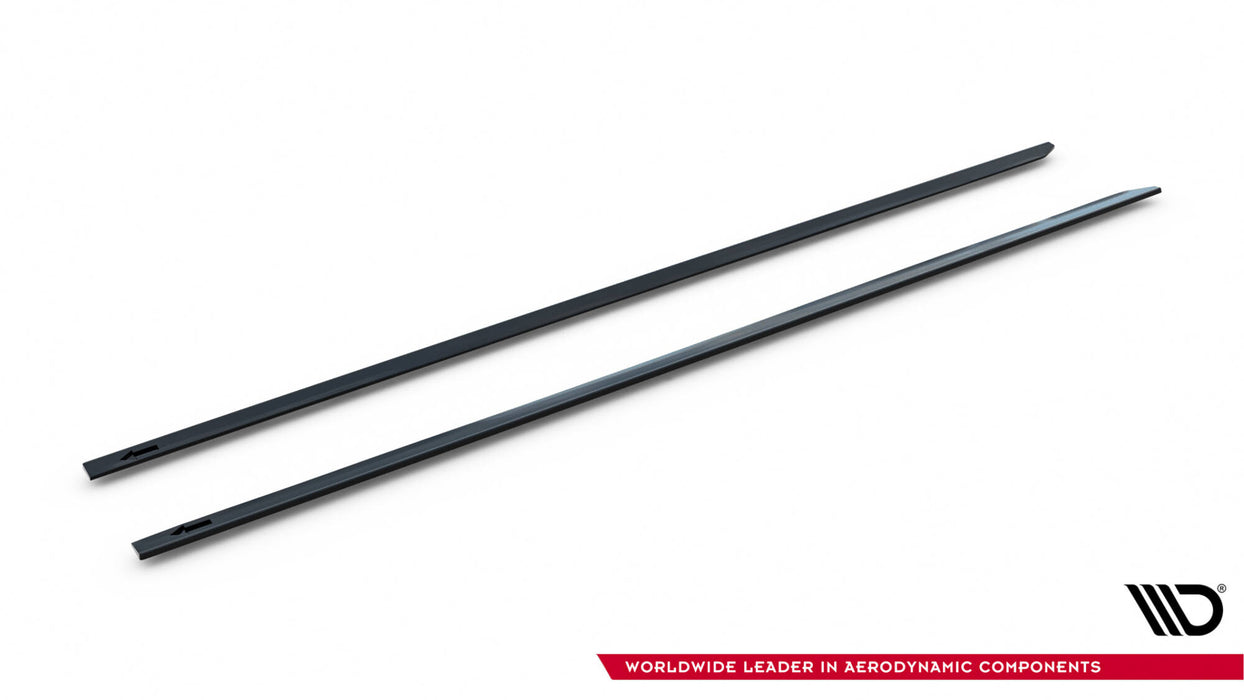 Maxton Design Side Skirts Diffusers V.2 Volkswagen Golf R / R-Line Mk7 Facelift