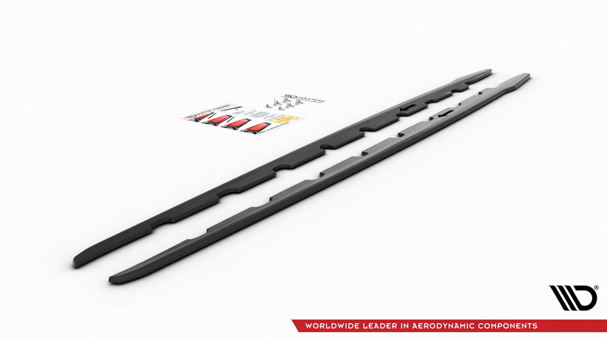 Maxton Design Side Skirts Diffusers V.2 for BMW 1 M-Pack /  M135i / 128ti