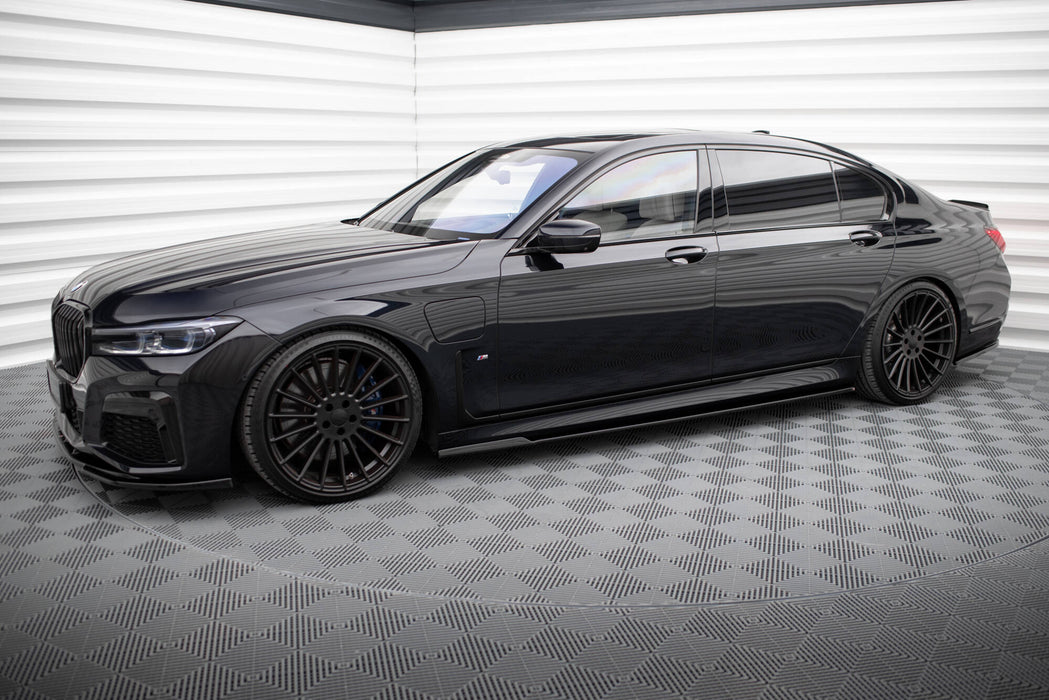 Maxton Design Side Skirts Diffusers V.2  for BMW 7 Long M-Pack G12