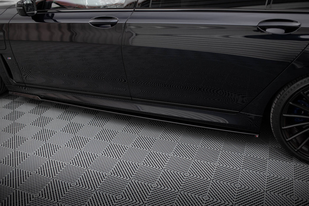 Maxton Design Side Skirts Diffusers V.2  for BMW 7 Long M-Pack G12