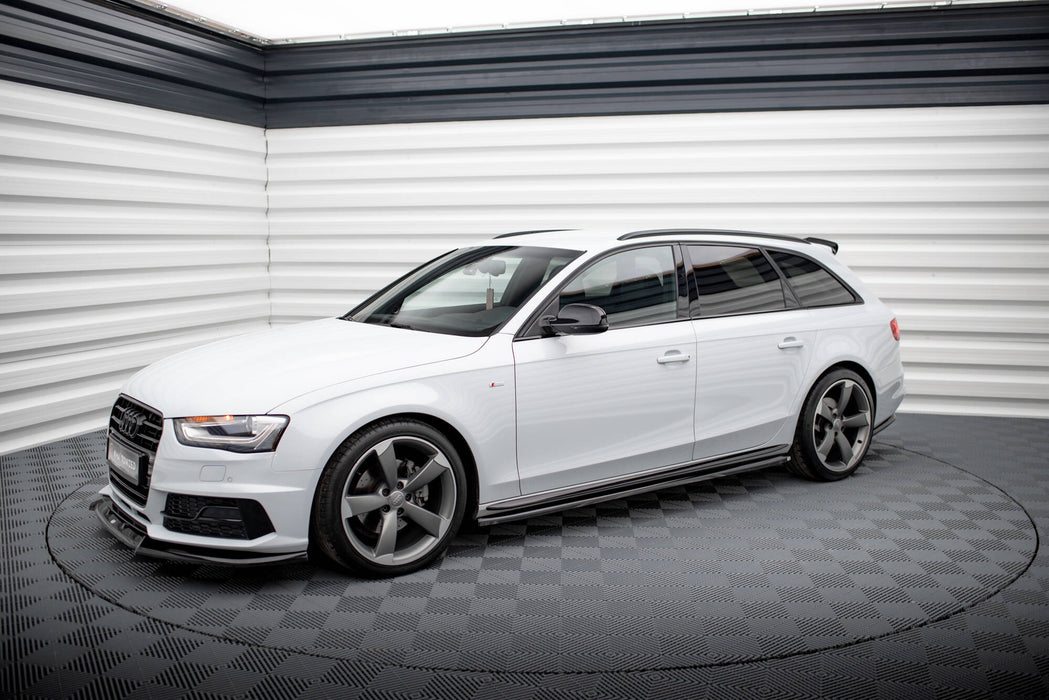 Maxton Design Side Skirts Diffusers V.3 Audi A4 / A4 S-Line / S4 B8