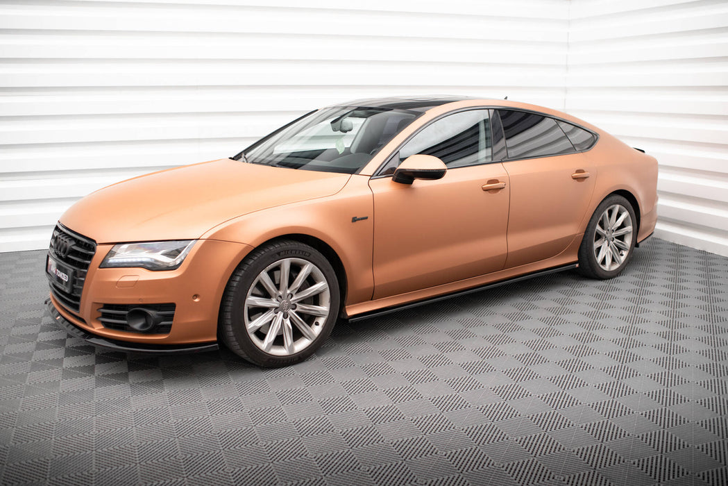 Maxton Design Side Skirts Diffusers V.3 Audi A7 S-Line / S7 C7