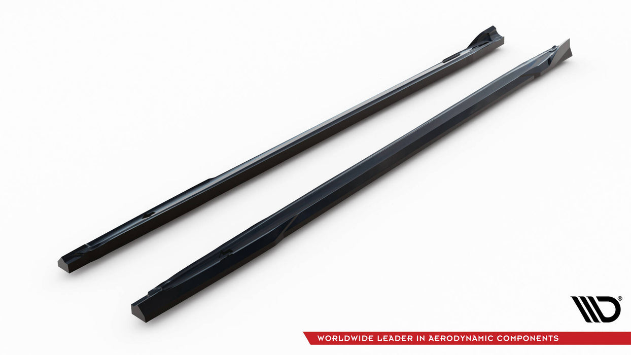 Maxton Design Side Skirts Diffusers V.3 Audi S3 Sportback / A3 S-line Sportback  8Y Facelift