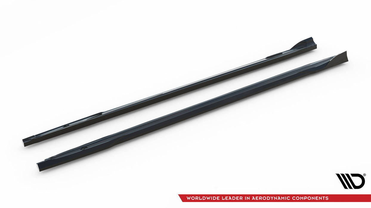 Maxton Design Side Skirts Diffusers V.3 Audi S3 Sportback / A3 S-line Sportback  8Y Facelift