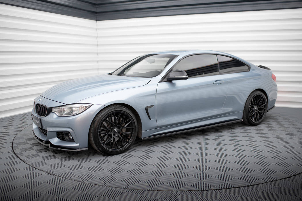 Maxton Design Side Skirts Diffusers V.3 BMW 4 Coupe / Gran Coupe / Cabrio M-Pack F32 / F36 / F33