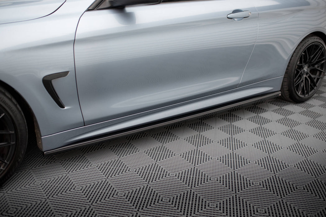 Maxton Design Side Skirts Diffusers V.3 BMW 4 Coupe / Gran Coupe / Cabrio M-Pack F32 / F36 / F33