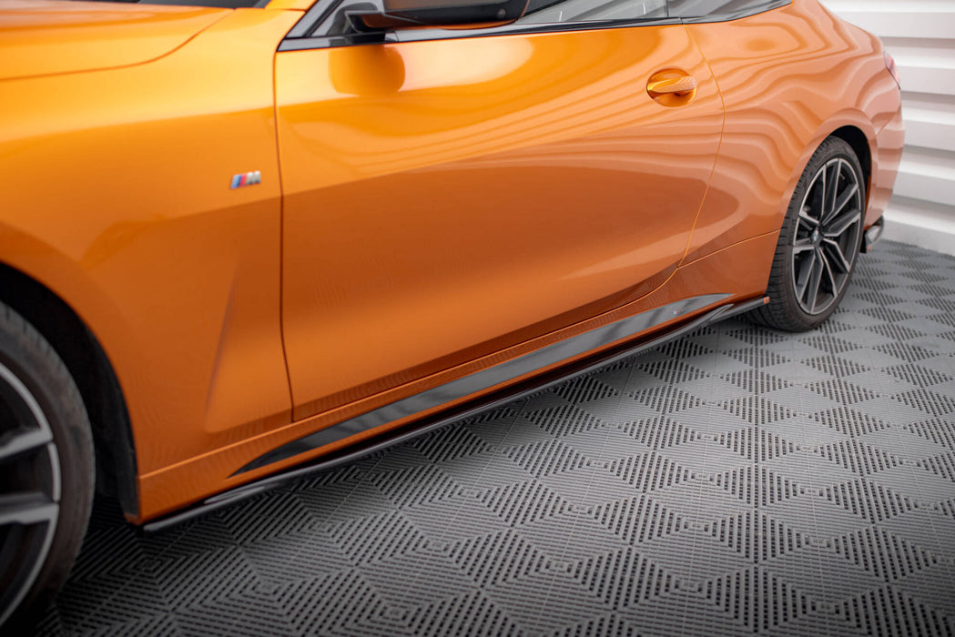 Maxton Design Side Skirts Diffusers V.3 BMW 4 M-Pack / M440i G22 / G23 / G22 Facelift / G23 Facelift