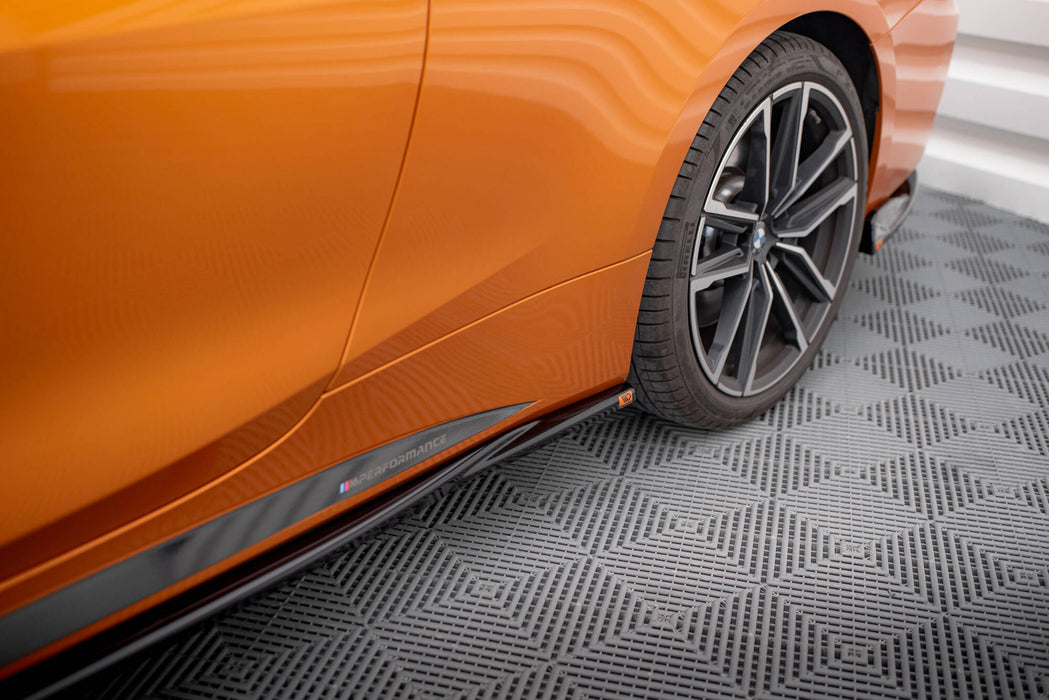 Maxton Design Side Skirts Diffusers V.3 BMW 4 M-Pack / M440i G22 / G23 / G22 Facelift / G23 Facelift