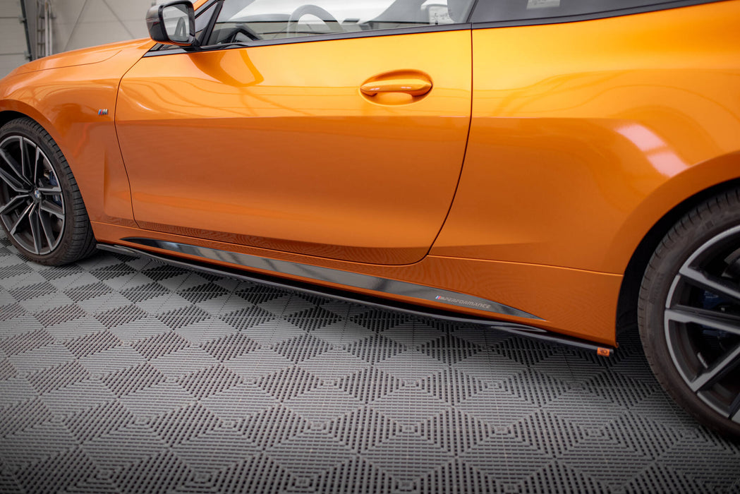 Maxton Design Side Skirts Diffusers V.3 BMW 4 M-Pack / M440i G22 / G23 / G22 Facelift / G23 Facelift