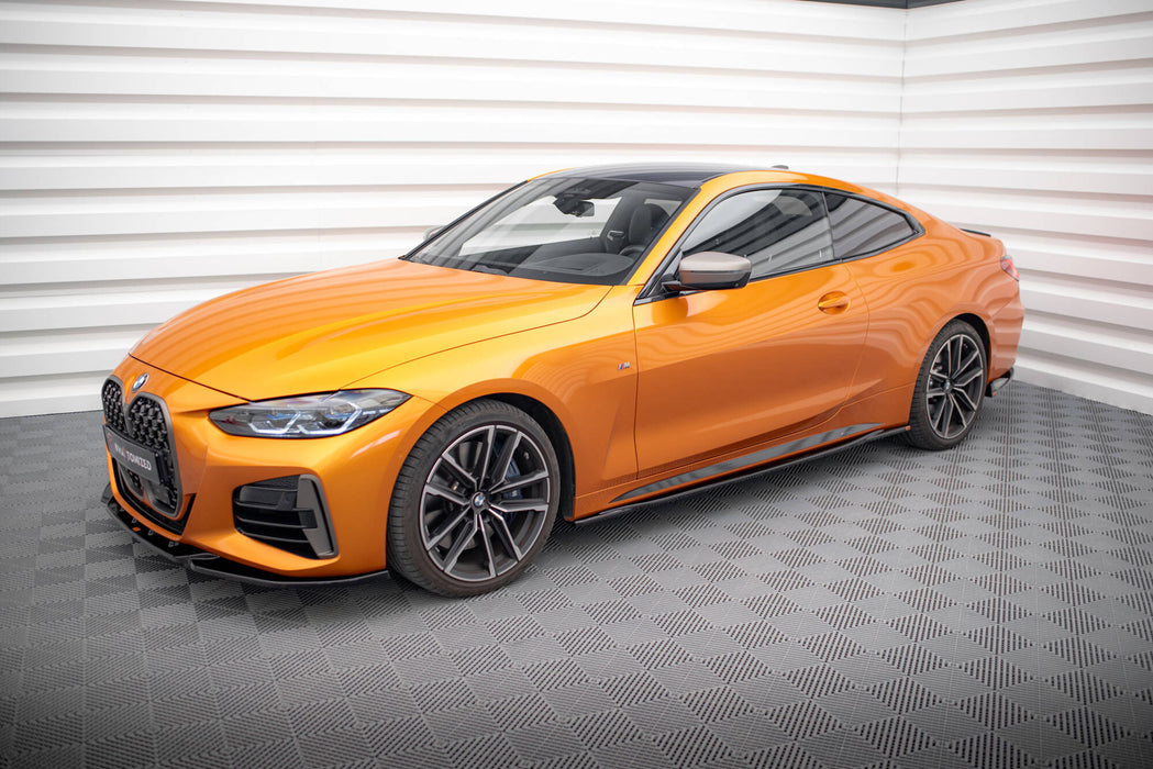 Maxton Design Side Skirts Diffusers V.3 BMW 4 M-Pack / M440i G22 / G23 / G22 Facelift / G23 Facelift