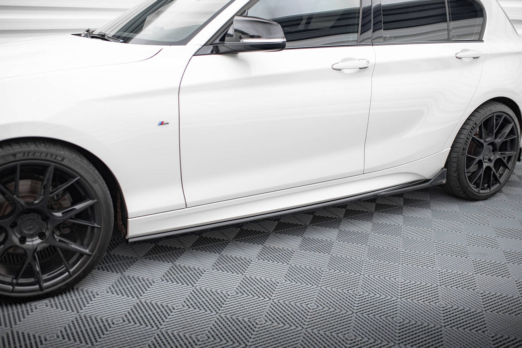 Maxton Design Side Skirts Diffusers V.3 CSL Look BMW 1 M-Pack / M140i F20 Facelift