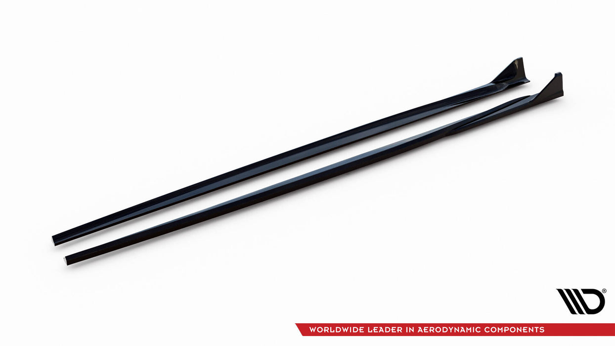 Maxton Design Side Skirts Diffusers V.3 CSL Look BMW 1 M-Pack / M140i F20 Facelift