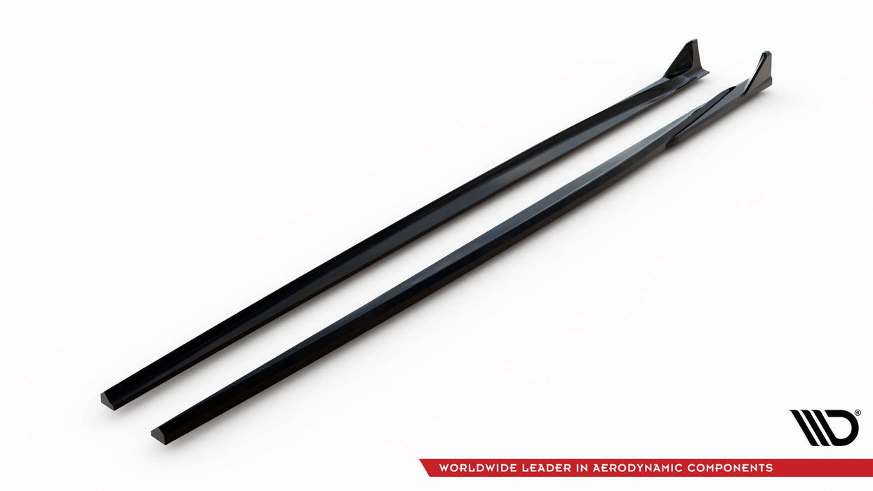 Maxton Design Side Skirts Diffusers V.3 CSL Look BMW 1 M-Pack / M140i F20 Facelift