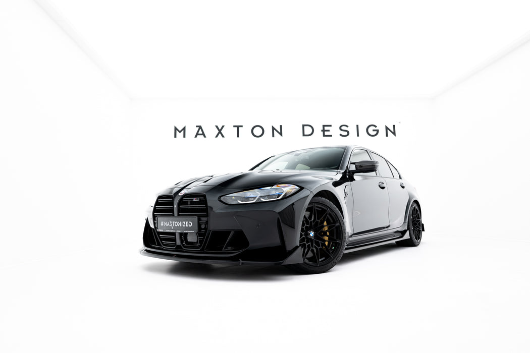 Maxton Design Side Skirts Diffusers V.3 CSL Look BMW M3 Sedan / Touring G80 / G81