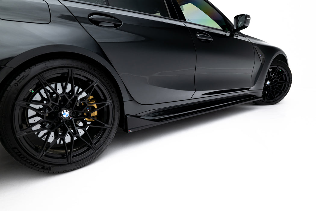 Maxton Design Side Skirts Diffusers V.3 CSL Look BMW M3 Sedan / Touring G80 / G81