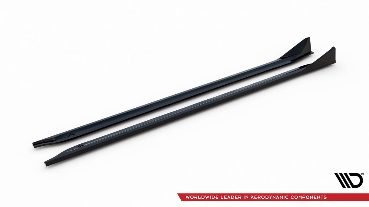 Maxton Design Side Skirts Diffusers V.3 CSL Look BMW M3 Sedan / Touring G80 / G81
