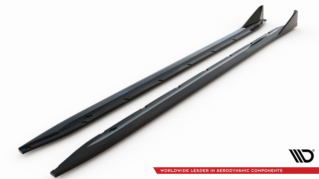 Maxton Design Side Skirts Diffusers V.3 CSL Look BMW M4 G82 / G82 Facelift